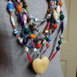 Recycled Paper Beaded Accessories Bundle